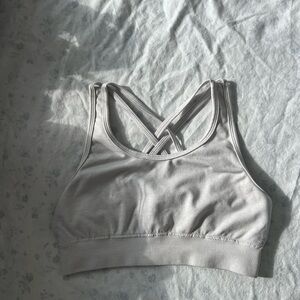 Alphalete Revival Sports Bra - White